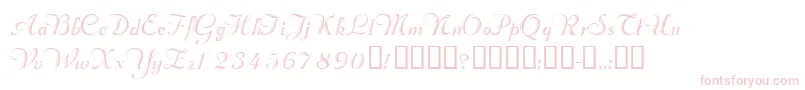 Valletortssk Font – Pink Fonts on White Background