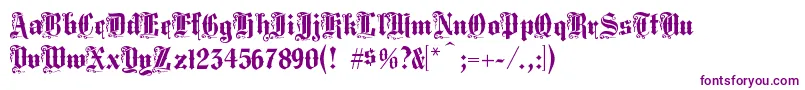 Lisätietoja Middlesaxonytext-fontista Middlesaxonytext-fontti – violetit fontit