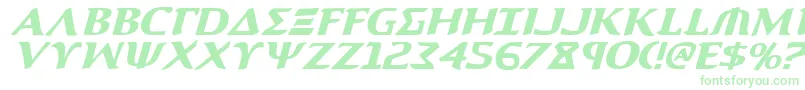 Aegis1i Font – Green Fonts on White Background