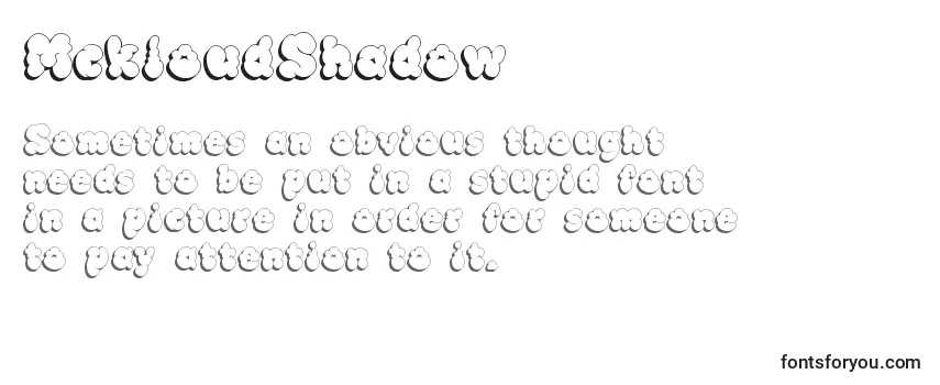 MckloudShadow Font