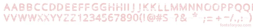 Baston Font – Pink Fonts on White Background