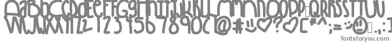 Winning Font – Gray Fonts on White Background