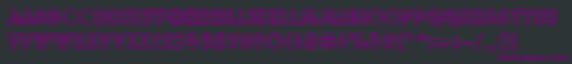 Quarkneon Font – Purple Fonts on Black Background