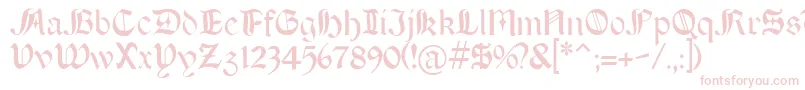 Boert Font – Pink Fonts on White Background