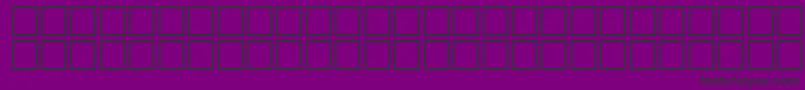 フォントMcsFarisySUNormal. – 紫の背景に黒い文字