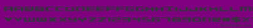 fuente TriremeCondensedBold – Fuentes Negras Sobre Fondo Morado