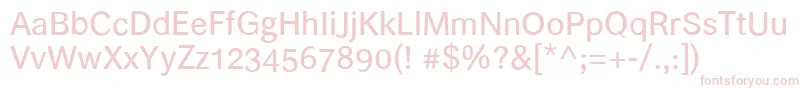 Helvari-fontti – vaaleanpunaiset fontit