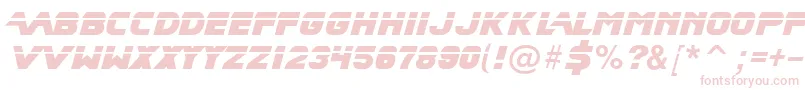 BladeRunnerMovieFont Font – Pink Fonts on White Background