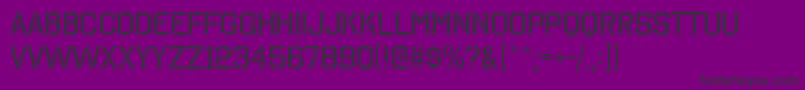 OctinstencilrgRegular Font – Black Fonts on Purple Background
