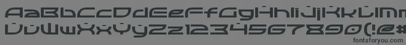 Optic Font – Black Fonts on Gray Background