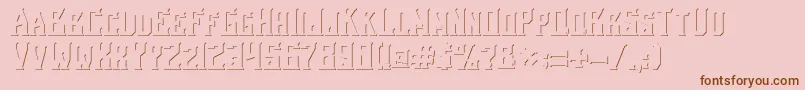 Más sobre la fuente BeardedladyShadow fuente BeardedladyShadow – Fuentes Marrones Sobre Fondo Rosa