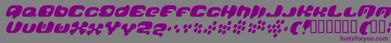 Galaxytail Font – Purple Fonts on Gray Background
