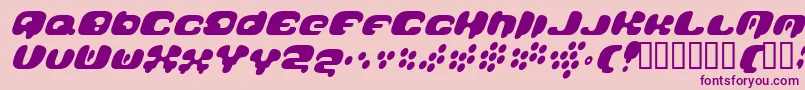 Galaxytail Font – Purple Fonts on Pink Background