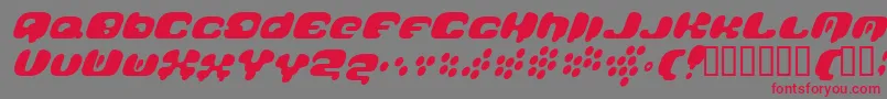 Galaxytail Font – Red Fonts on Gray Background