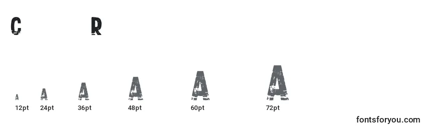 CfxerographydemoRegular Font Sizes