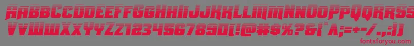 Uniongrayhalfsemital Font – Red Fonts on Gray Background