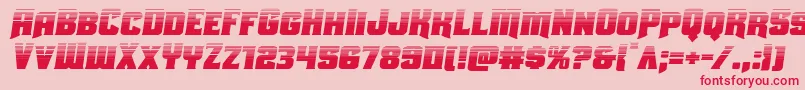 Uniongrayhalfsemital Font – Red Fonts on Pink Background