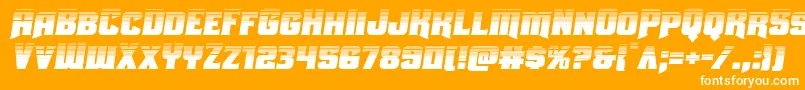 Uniongrayhalfsemital Font – White Fonts on Orange Background