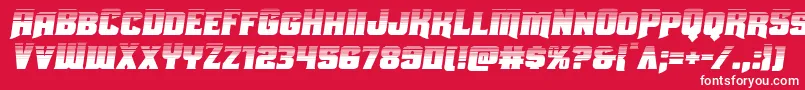 Uniongrayhalfsemital Font – White Fonts on Red Background