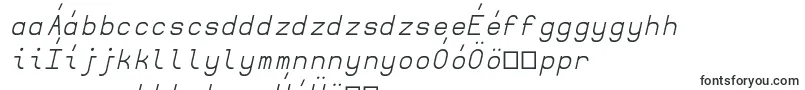 Шрифт Borgenoblique – венгерские шрифты