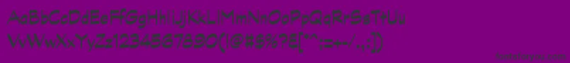 GraphitestdBoldnarrow Font – Black Fonts on Purple Background