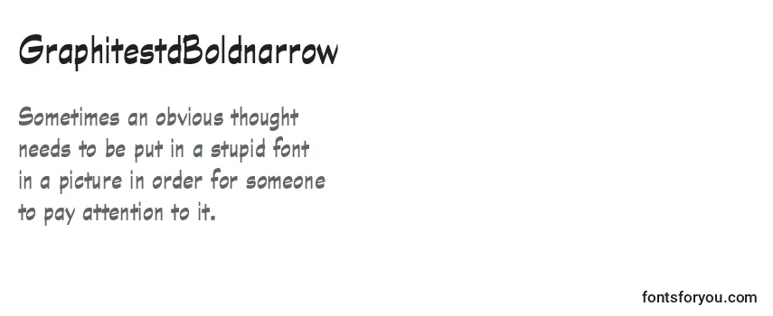 GraphitestdBoldnarrow-fontti