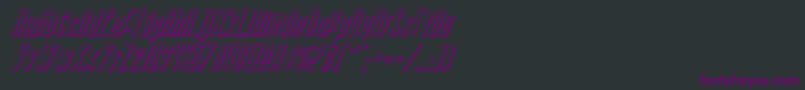 Sisterv2si Font – Purple Fonts on Black Background