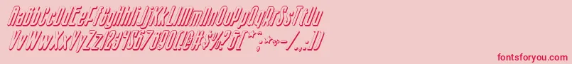 Шрифт Sisterv2si – красные шрифты на розовом фоне