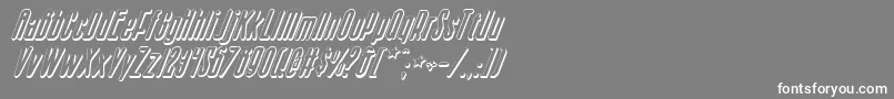 Sisterv2si Font – White Fonts on Gray Background