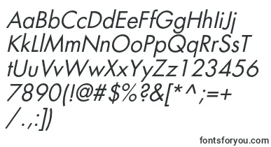  FortunecItalic font