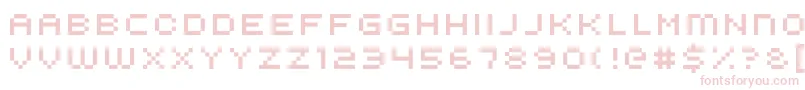 Kroeger0854 Font – Pink Fonts on White Background