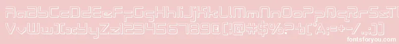 Radiospace3D Font – White Fonts on Pink Background