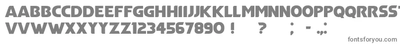 フォントDuracellioRegular – 白い背景に灰色の文字