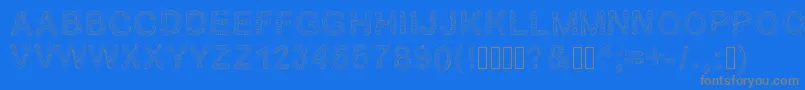 More about Gelstripped Font Gelstripped Font – Gray Fonts on Blue Background