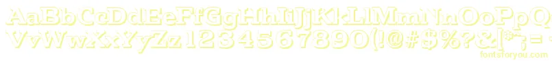 PenthouseshadowBold Font – Yellow Fonts