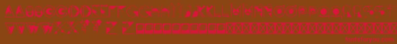 Awakemind Font – Red Fonts on Brown Background