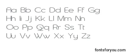 AsenineWide Font
