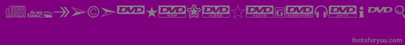 More about StMediaSymbols Font StMediaSymbols Font – Gray Fonts on Purple Background