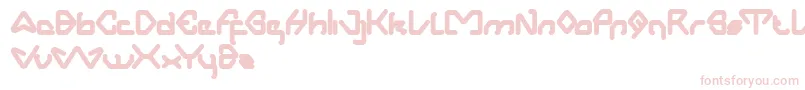 AeroDynamic Font – Pink Fonts on White Background