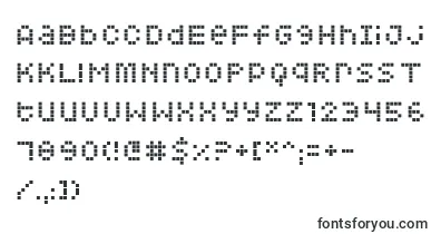 Squarodynamic 06 font – funky Fonts