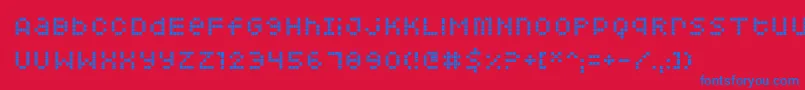 More about Squarodynamic 06 Font Squarodynamic 06 Font – Blue Fonts on Red Background