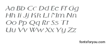 FosterexpandedItalic-fontti