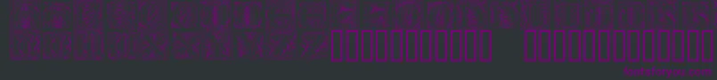 Gothicilluminate Font – Purple Fonts on Black Background