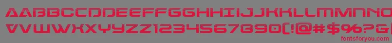 Dameronhalf Font – Red Fonts on Gray Background