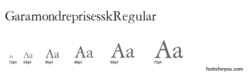 GaramondreprisesskRegular Font Sizes