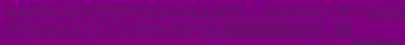 Pwtribe Font – Black Fonts on Purple Background