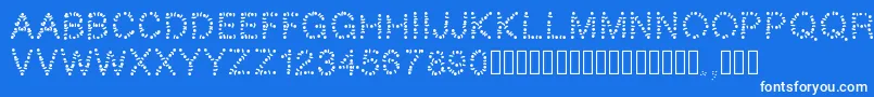 More about Pwtribe Font Pwtribe Font – White Fonts on Blue Background