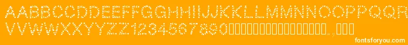 fuente Pwtribe – Fuentes Blancas Sobre Fondo Naranja