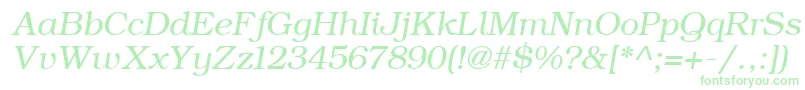 ErBukinist866Italic-fontti – vihreät fontit