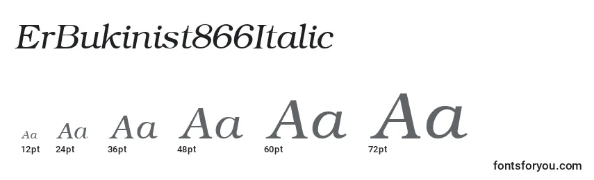 ErBukinist866Italic Font Sizes